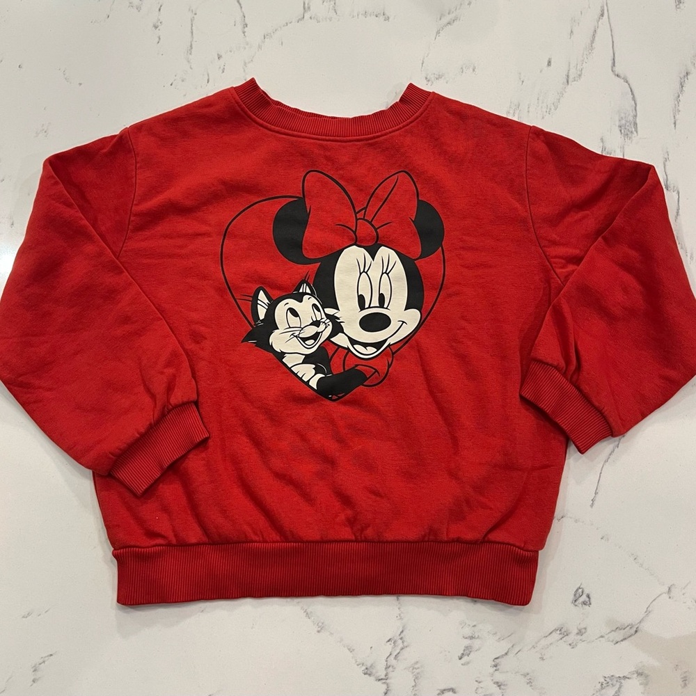 H&M Red Minnie Mouse Kids Sweatshirt